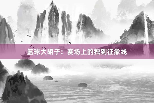 篮球大胡子：赛场上的独到征象线